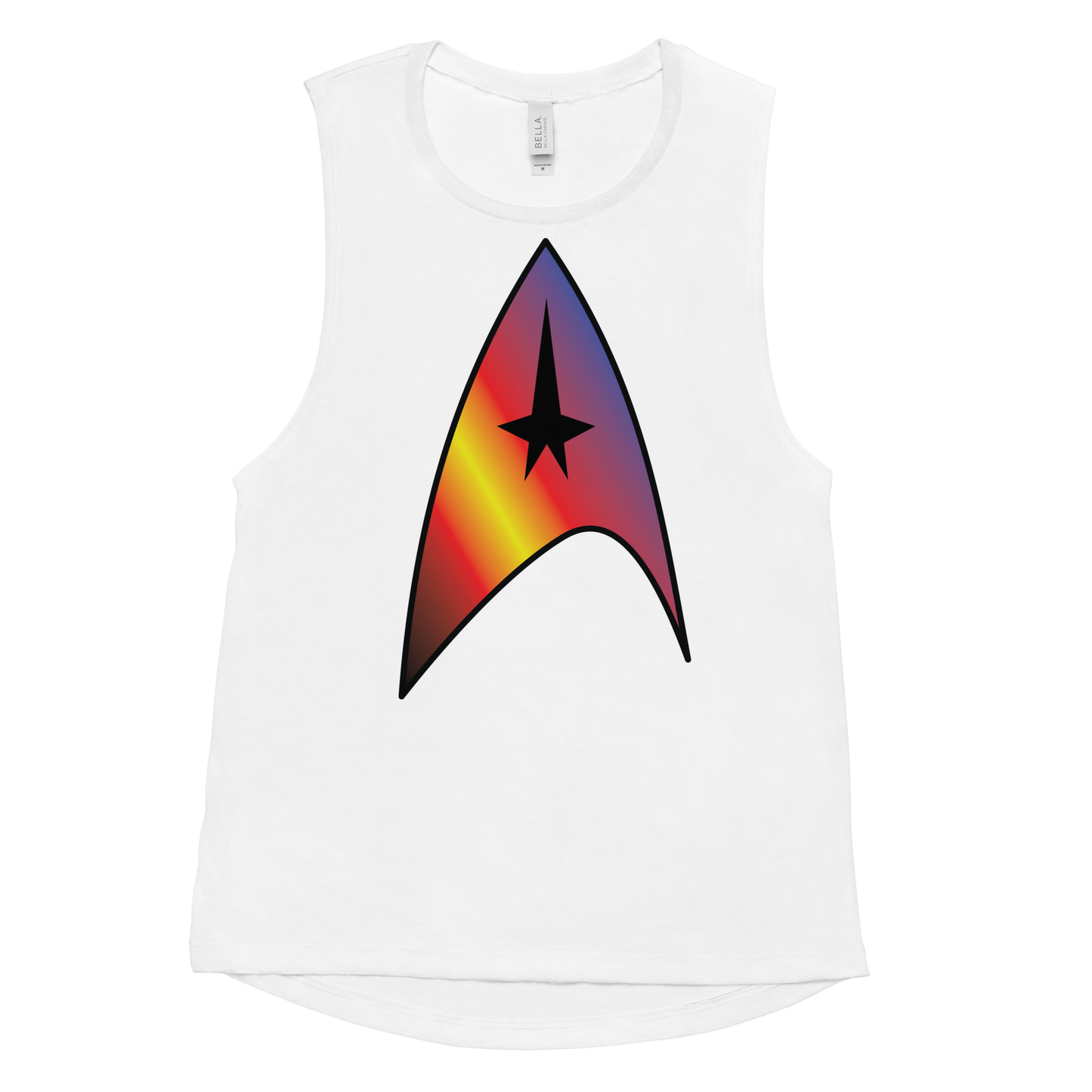 Starfleet Insignia - Polyamory Pride Ladies’ Muscle Tank