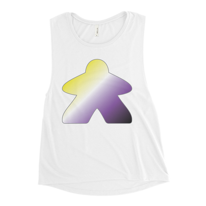 Queerple - Non-binary Pride Ladies’ Muscle Tank