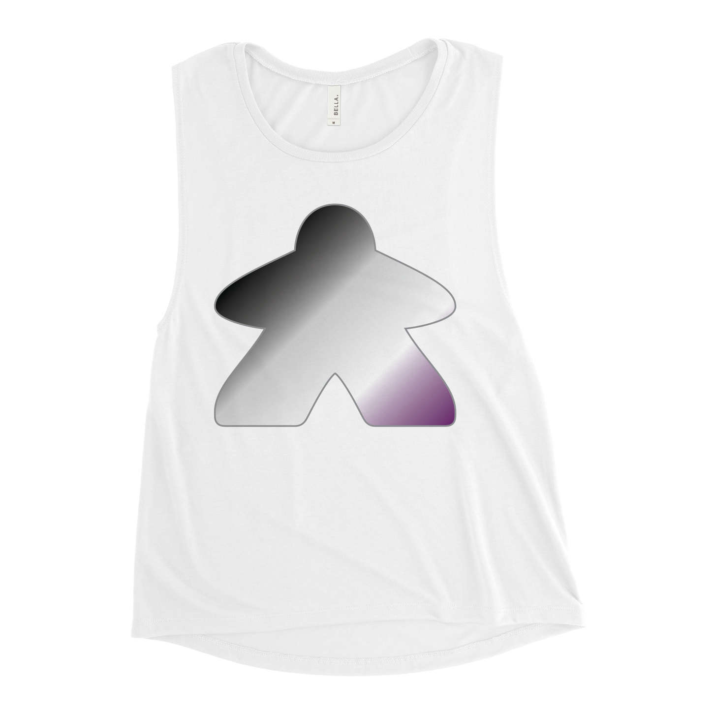 Queerple - Asexual/Demisexual Pride Ladies’ Muscle Tank