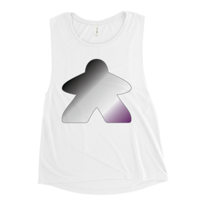 Queerple - Asexual/Demisexual Pride Ladies’ Muscle Tank