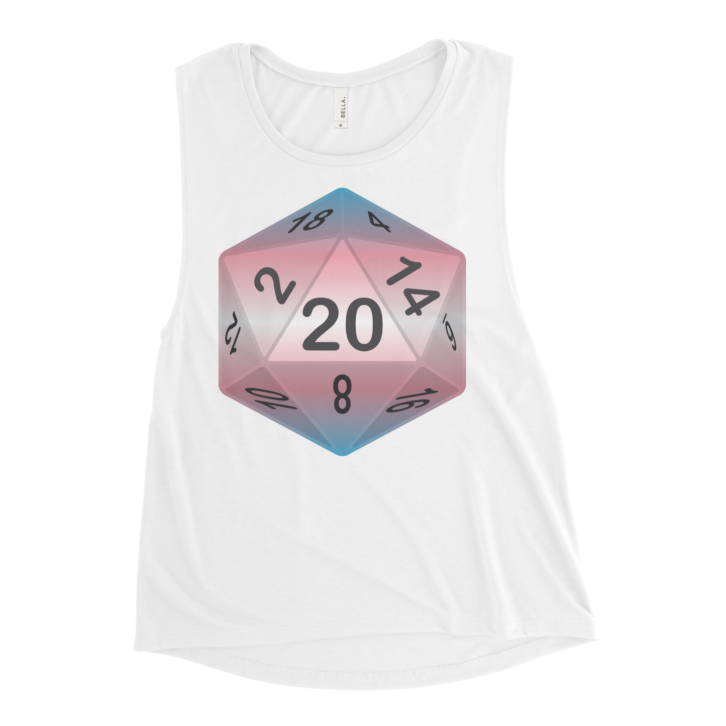 Pride Dice - Transgender Ladies’ Muscle Tank