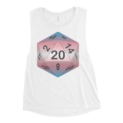 Pride Dice - Transgender Ladies’ Muscle Tank