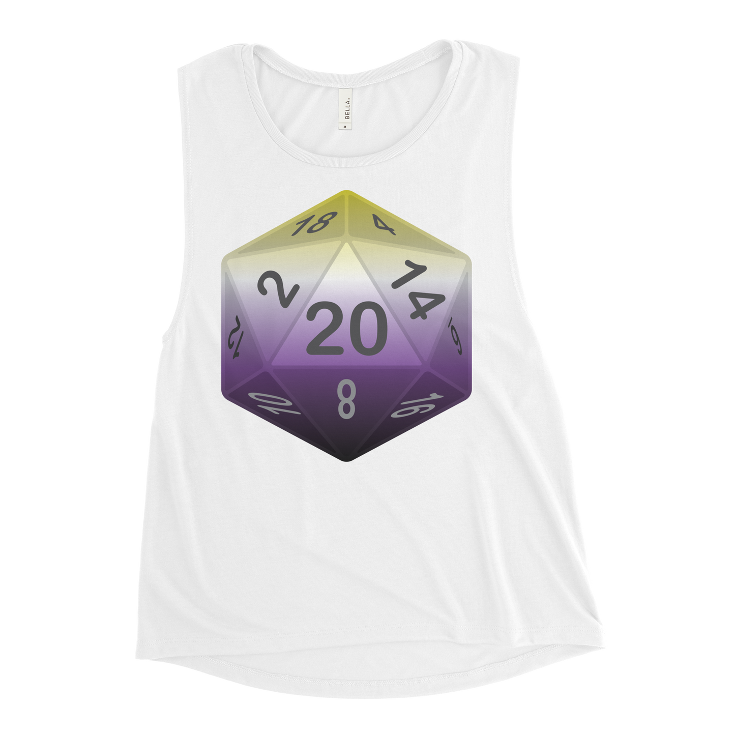 Pride Dice - Non-binary Ladies’ Muscle Tank