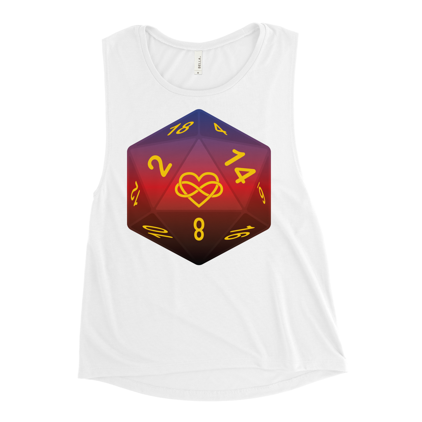 Pride Dice - Polyamory Ladies’ Muscle Tank