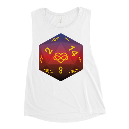 Pride Dice - Polyamory Ladies’ Muscle Tank