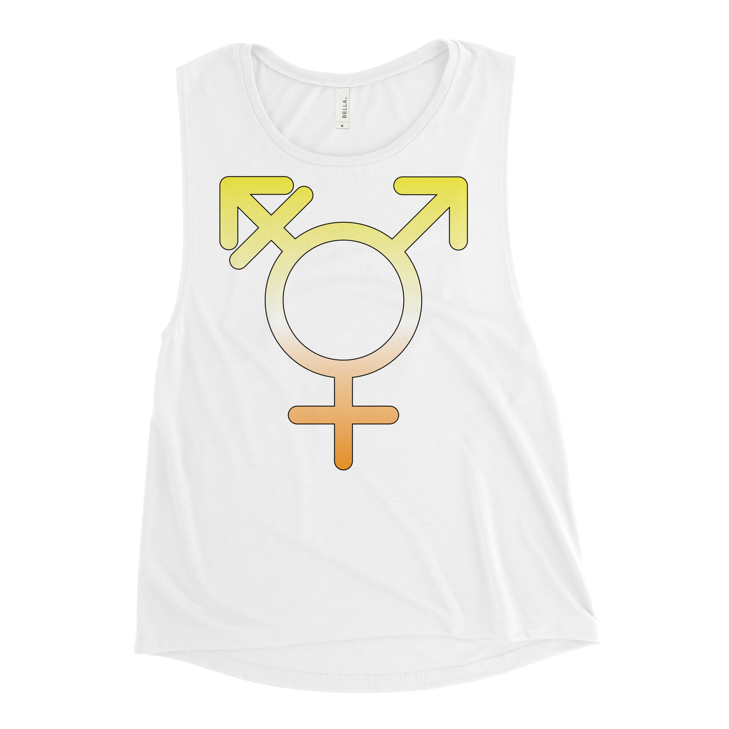 Transgender Symbol - Maverique Pride Ladies’ Muscle Tank