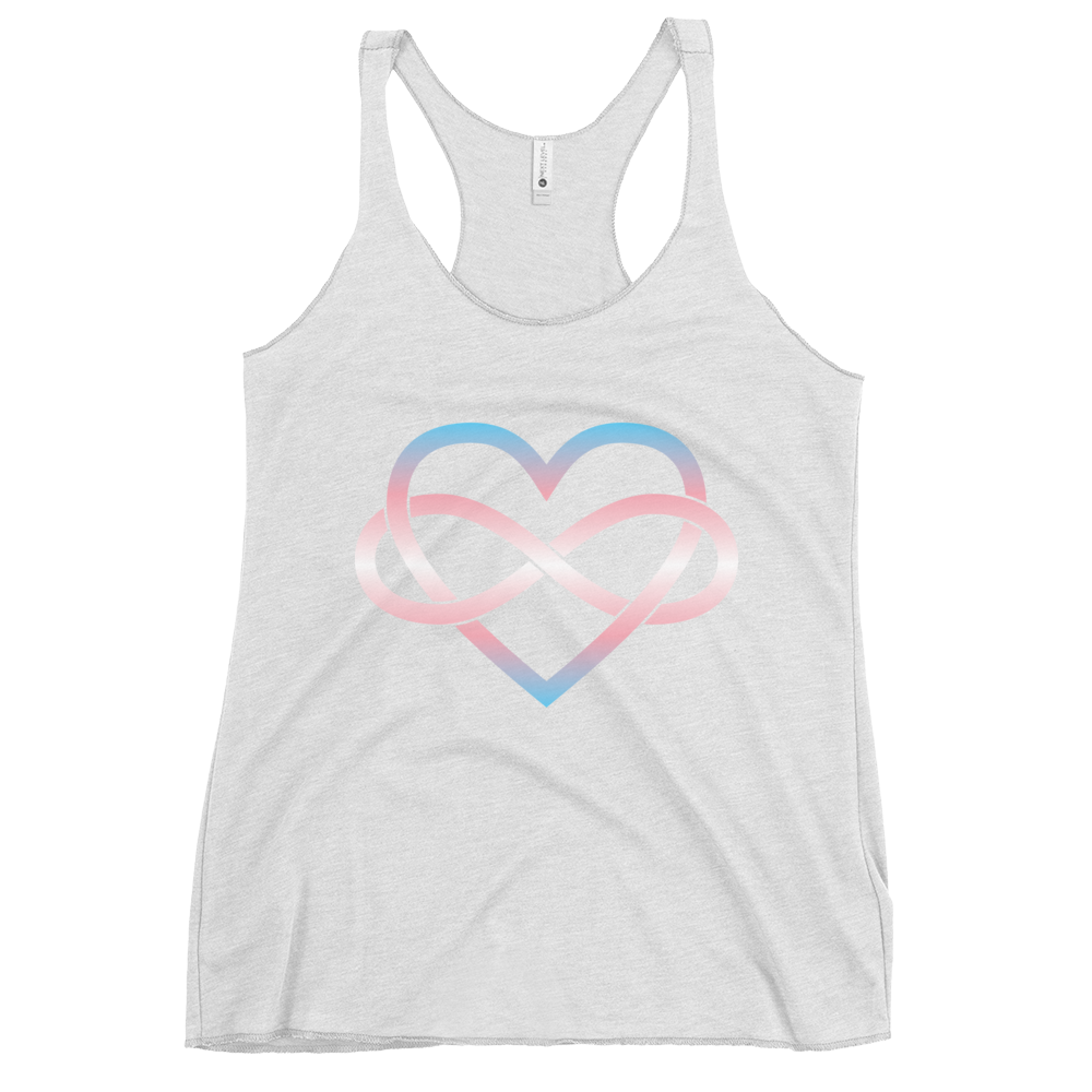 Polyamory Infinity Heart - Trans Women's Racerback Tank