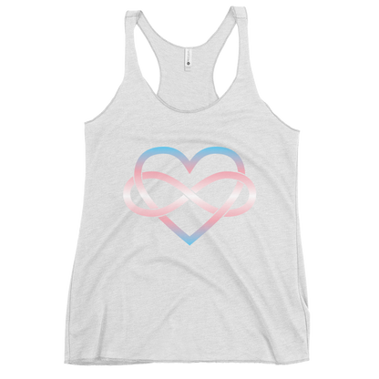 Polyamory Infinity Heart - Trans Women's Racerback Tank