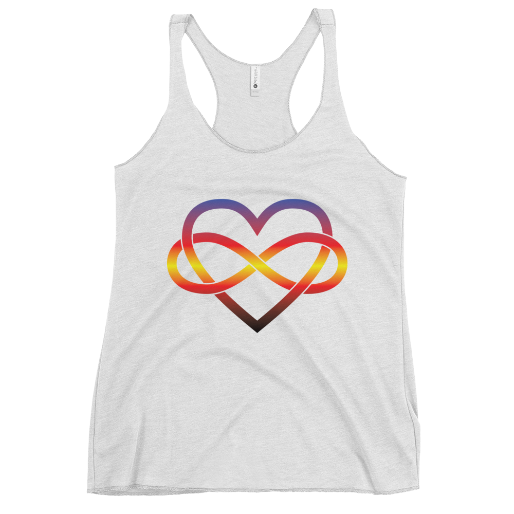 Polyamory Infinity Heart - Polyamory Women's Racerback Tank