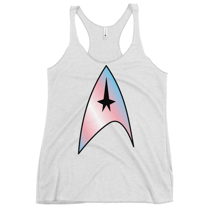 Starfleet Insignia - Trans Pride Women's Racerback Tank