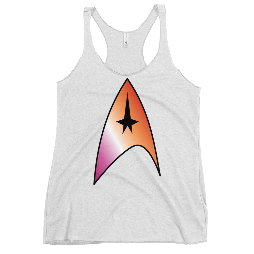 Starfleet Insignia - Lesbian Pride Women's Racerback Tank