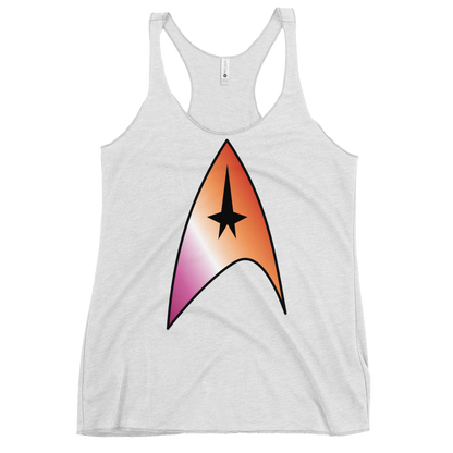 Starfleet Insignia - Lesbian Pride Women's Racerback Tank