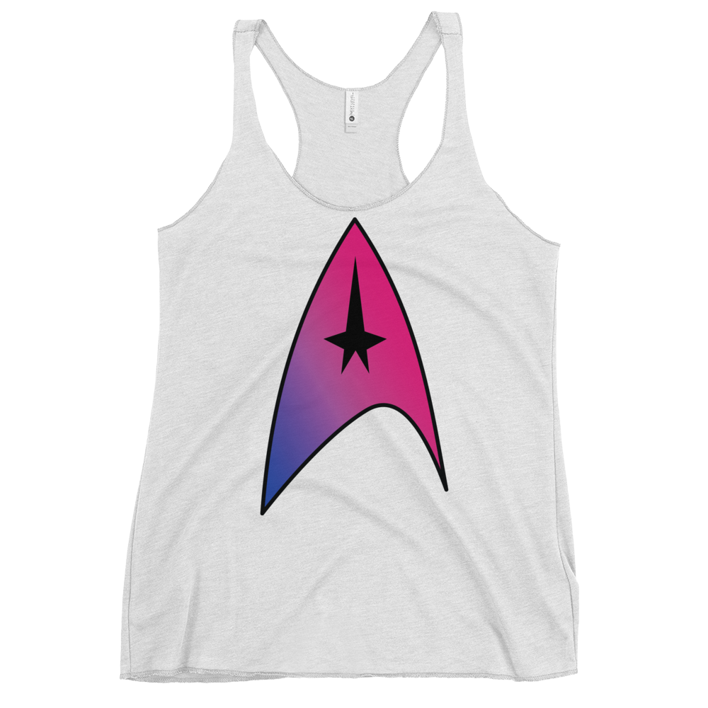 Starfleet Insignia - Bisexual Pride Women's Racerback Tank