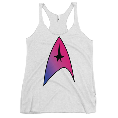 Starfleet Insignia - Bisexual Pride Women's Racerback Tank