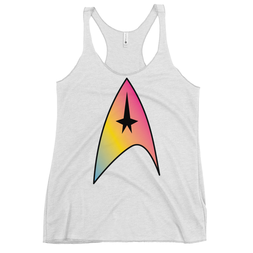 Starfleet Insignia - Pansexual Pride Women's Racerback Tank