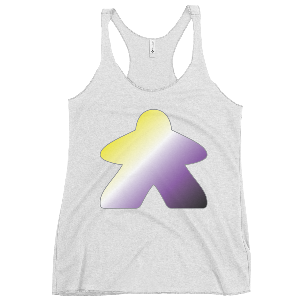 Queerple - Non-binary Pride Women's Racerback Tank