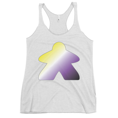 Queerple - Non-binary Pride Women's Racerback Tank