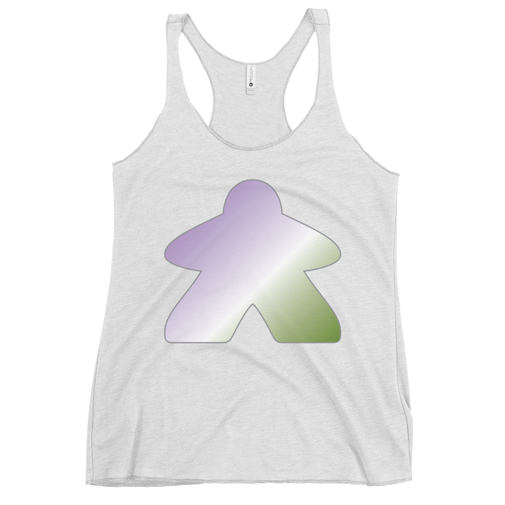 Queerple - Genderqueer Pride Women's Racerback Tank