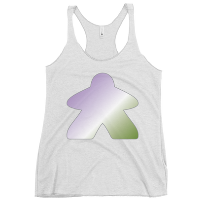 Queerple - Genderqueer Pride Women's Racerback Tank