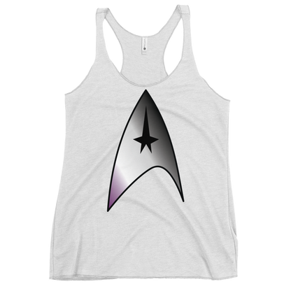 Starfleet Insignia - Asexual/Demisexual Pride Women's Racerback Tank