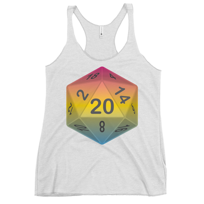 Pride Dice - Pansexual Women's Racerback Tank