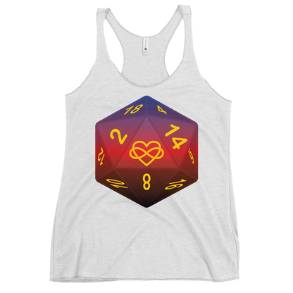 Pride Dice - Polyamory Women's Racerback Tank