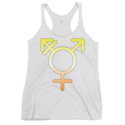 Transgender Symbol - Maverique Pride Women's Racerback Tank