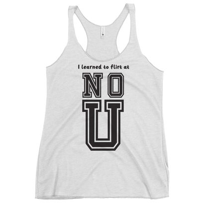 NO U Women's Racerback Tank