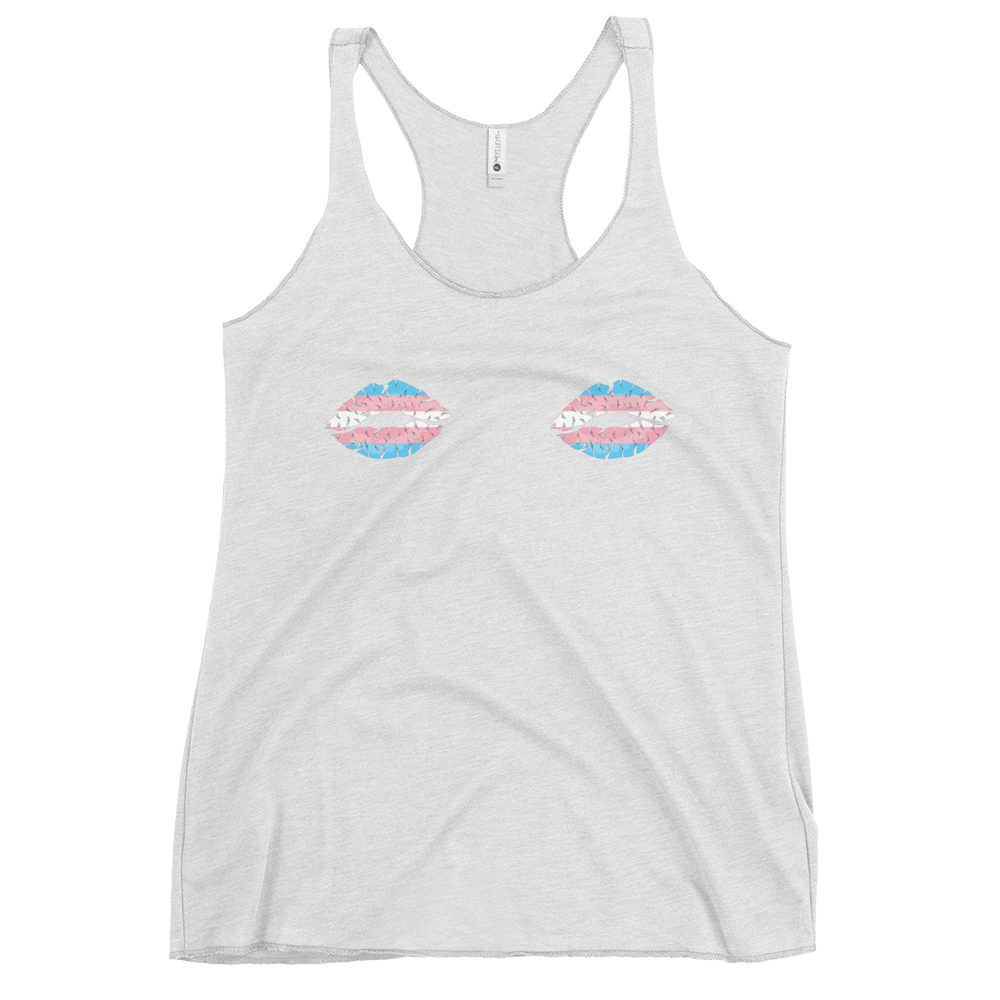 Trans Boob Kisses Women's Racerback Tank