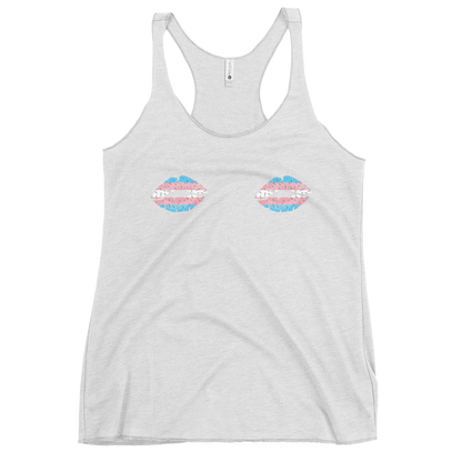 Trans Boob Kisses Women's Racerback Tank