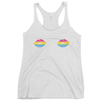 Pan Boob Kisses Women's Racerback Tank