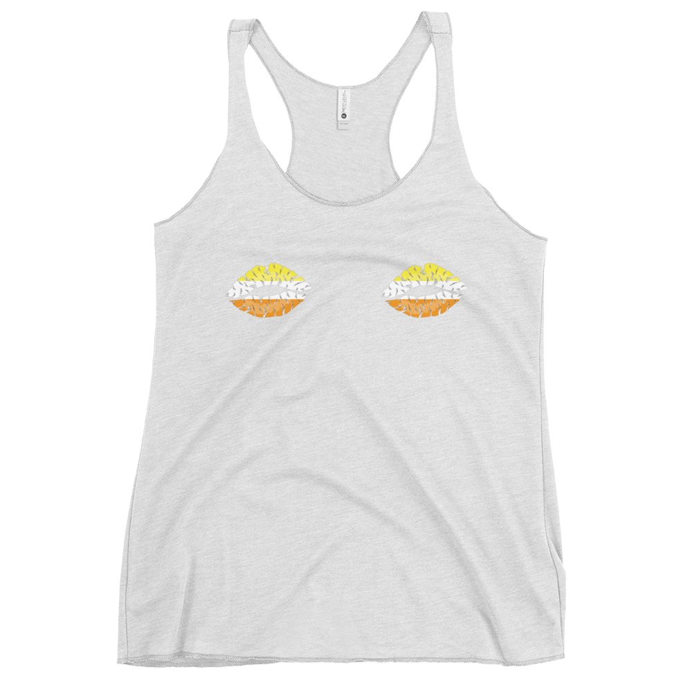 Maverique Boob Kisses Women's Racerback Tank