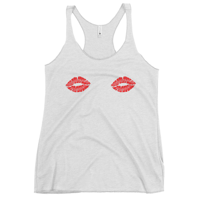 Boob Kisses Women's Racerback Tank