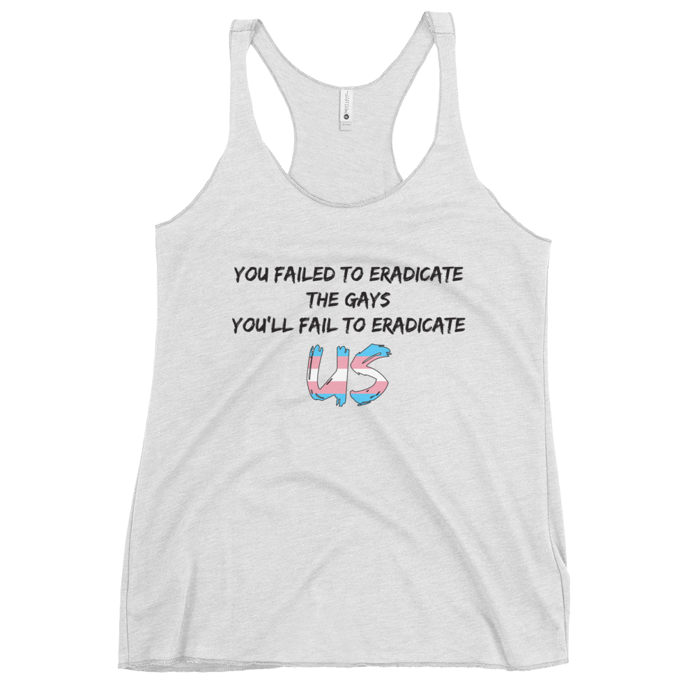 Fail To Eradicate Us Women's Racerback Tank