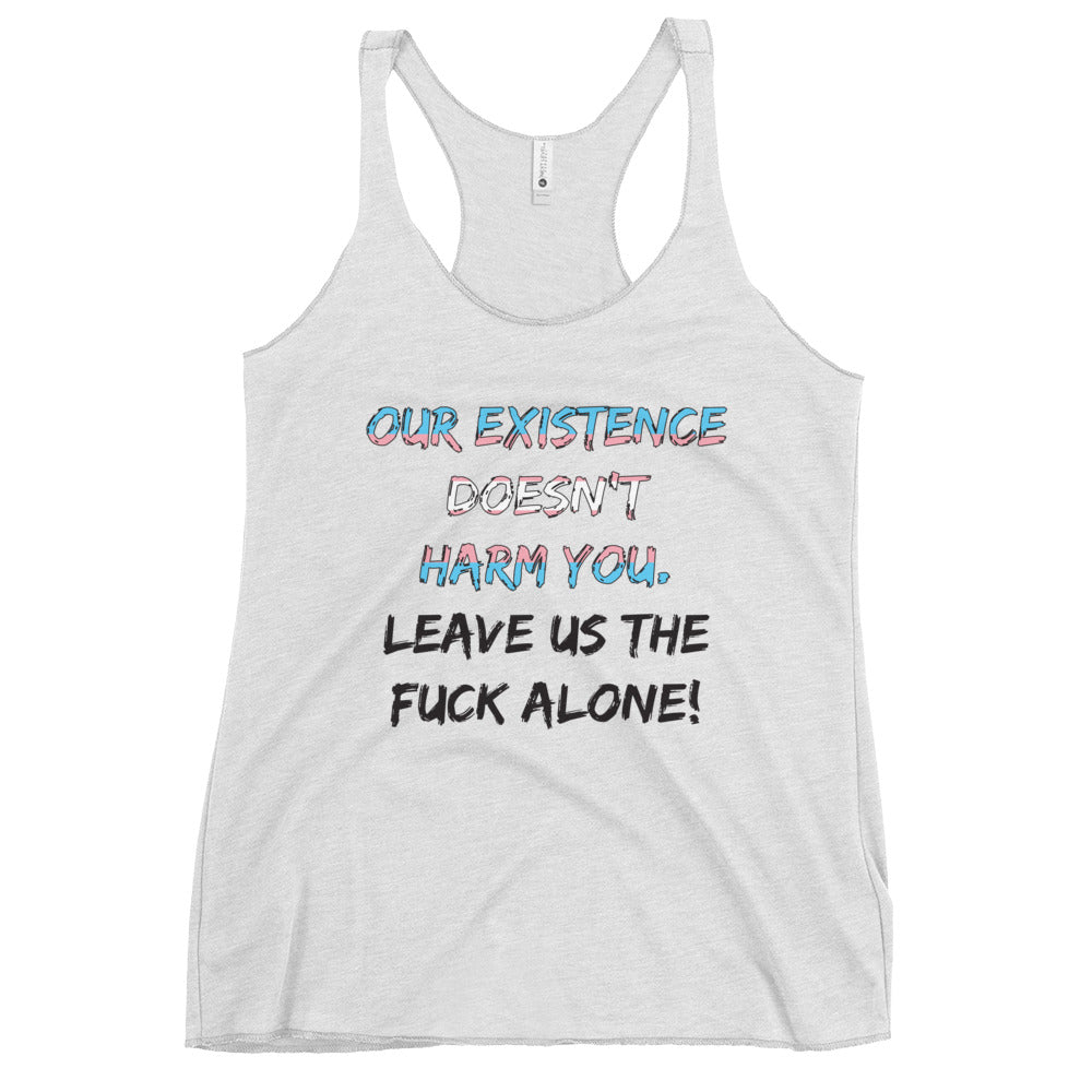 Leave Us Alone Women's Racerback Tank