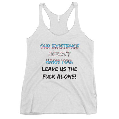 Leave Us Alone Women's Racerback Tank