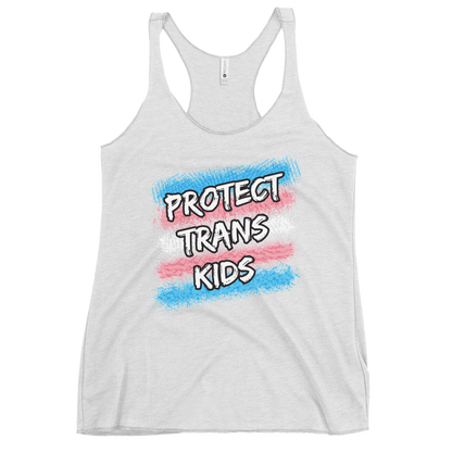 Protect Trans Kids Women's Racerback Tank