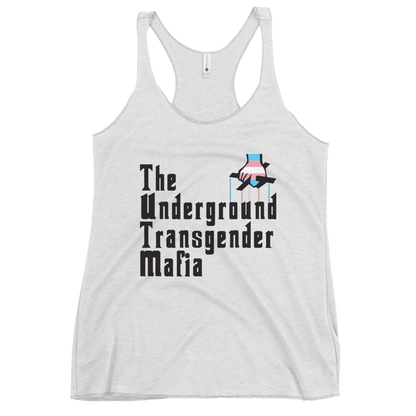 Underground Transgender Mafia Women's Racerback Tank