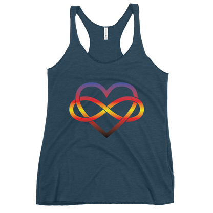 Polyamory Infinity Heart - Polyamory Women's Racerback Tank