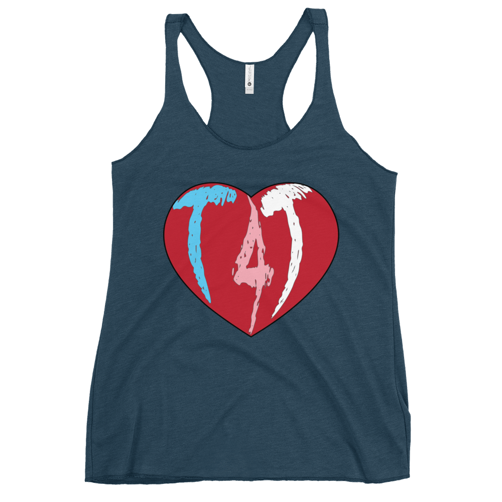 T4T Heart Women's Racerback Tank