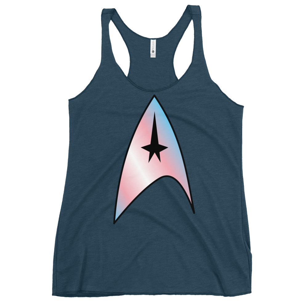 Starfleet Insignia - Trans Pride Women's Racerback Tank