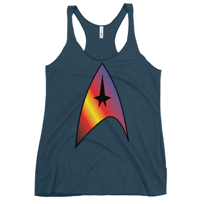 Starfleet Insignia - Polyamory Pride Women's Racerback Tank