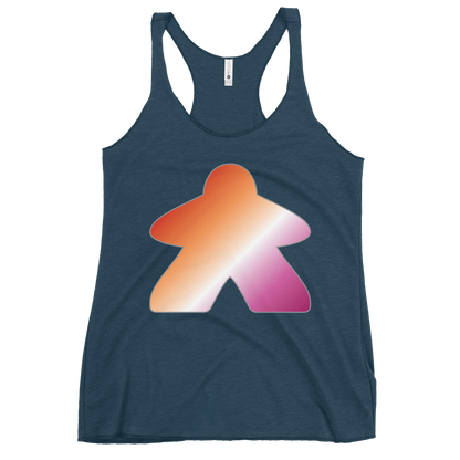 Queerple - Lesbian Pride Women's Racerback Tank