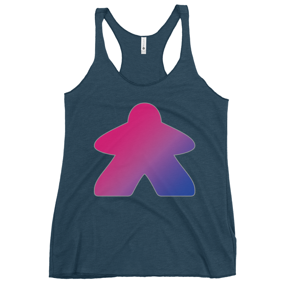 Queerple - Bisexual Pride Women's Racerback Tank