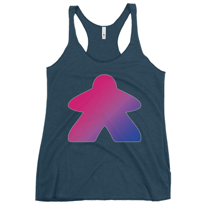 Queerple - Bisexual Pride Women's Racerback Tank