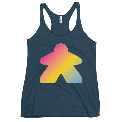 Queerple - Pansexual Pride Women's Racerback Tank