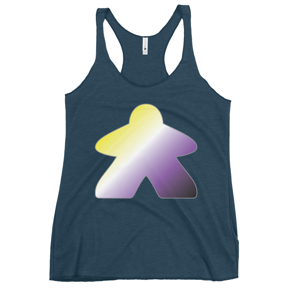 Queerple - Non-binary Pride Women's Racerback Tank