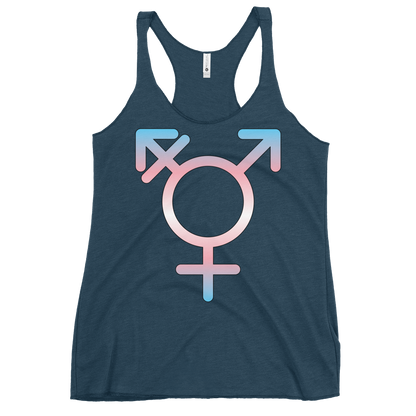 Transgender Symbol - Trans Pride Women's Racerback Tank