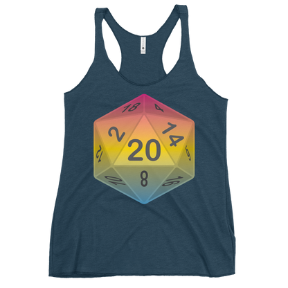 Pride Dice - Pansexual Women's Racerback Tank