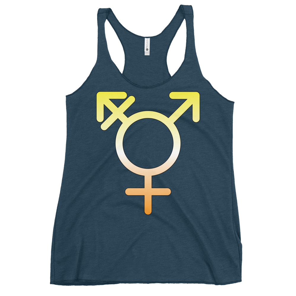 Transgender Symbol - Maverique Pride Women's Racerback Tank